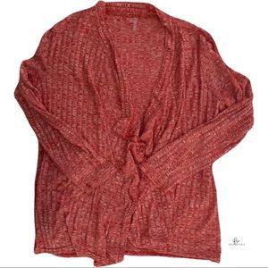 Silverware Red /white women cardigan XL